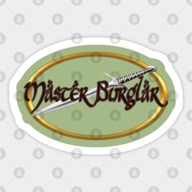 Master Burglar Sticker by LetsGetGEEKY